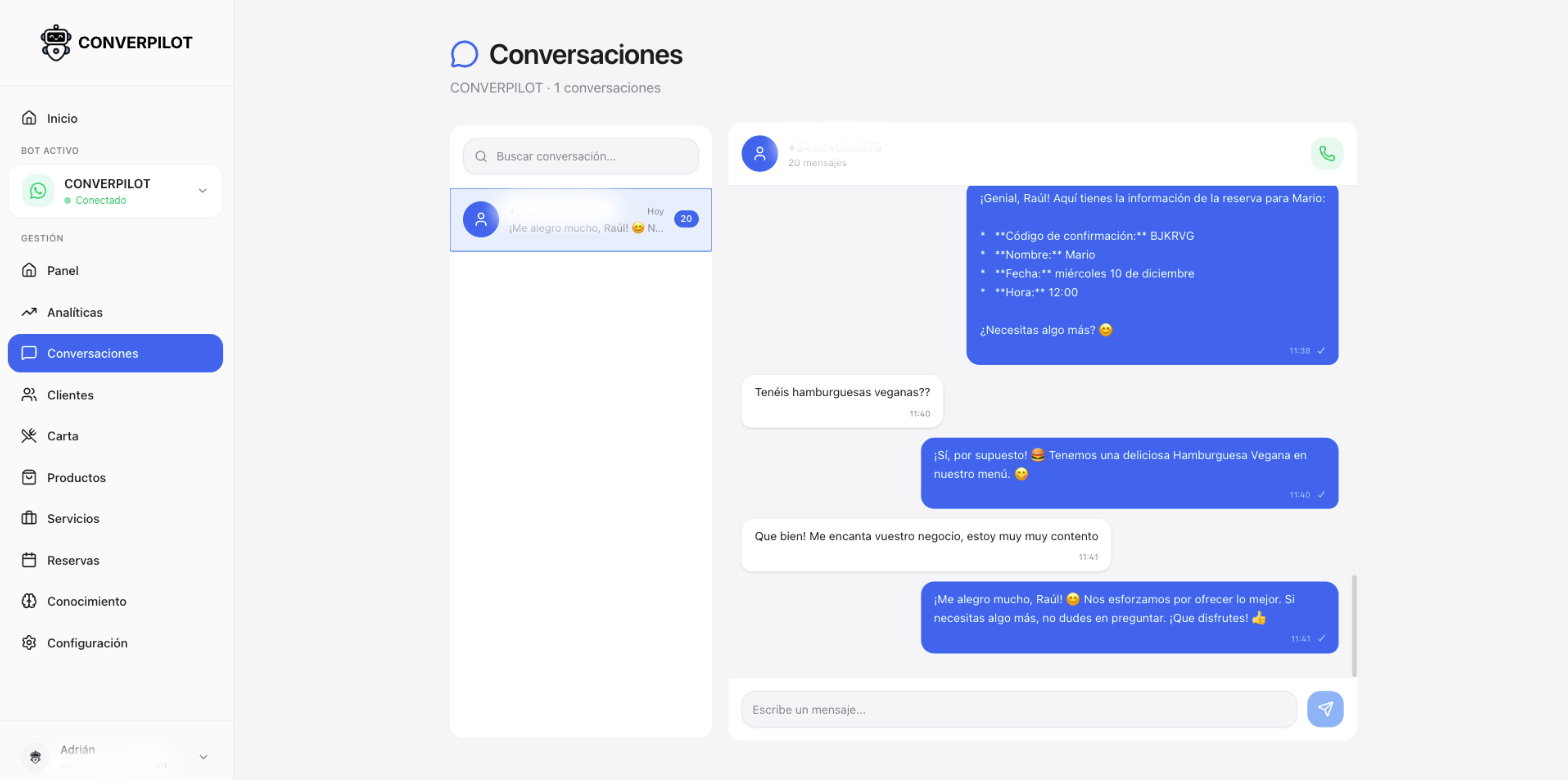 Bot WhatsApp multiidioma automático para turistas